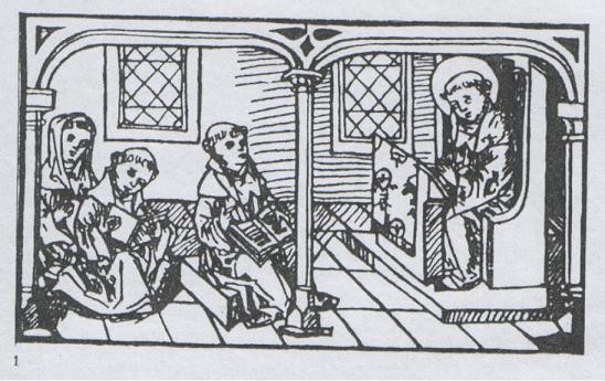 Legende van de heilige Meinrad van Einiedeln (gedrukt door Hans Mayr, Neurenberg 1490).